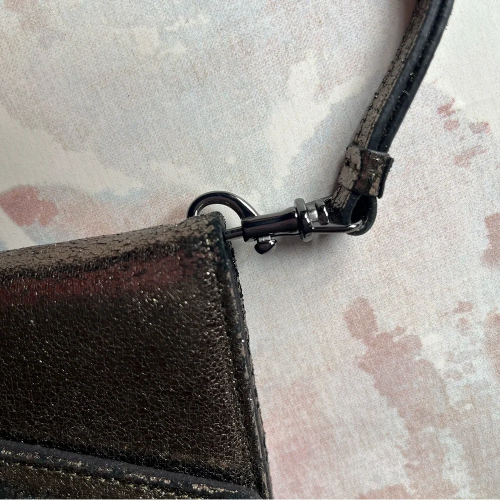 Rebecca Minkoff Black Phone Case Wallet Wristlet (Fits Vintage IPhone 7/8) - Picture 7 of 14